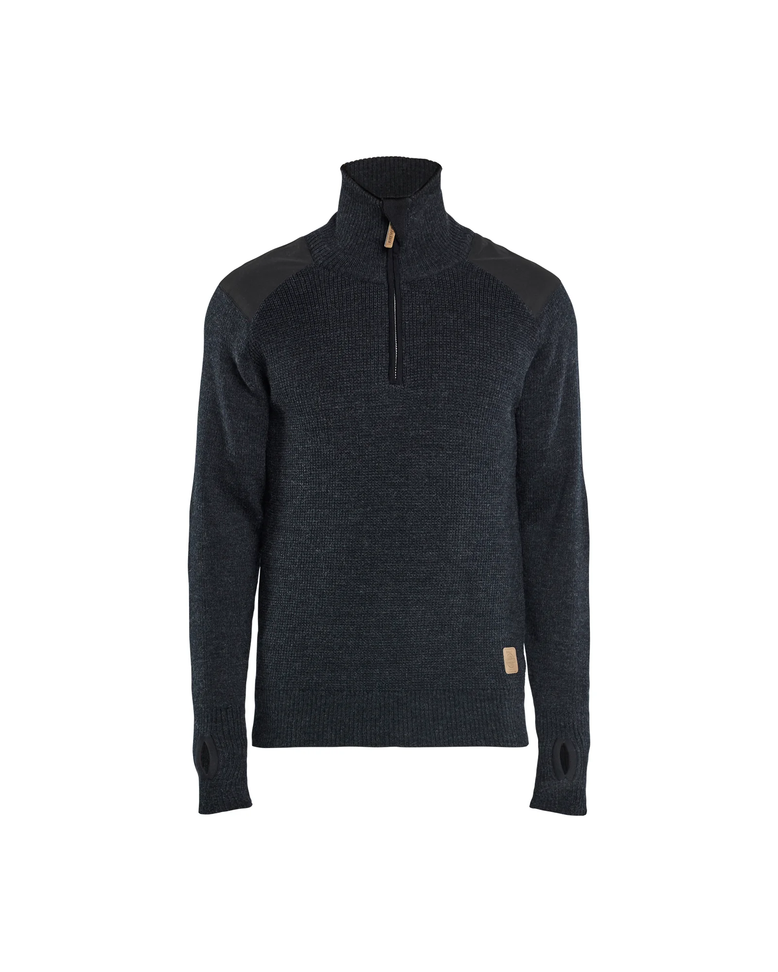 Sweat de travail en laine col zippé 4630 image
