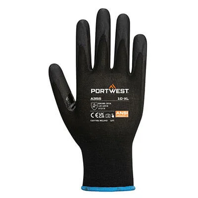 Lot de 12 paires de gants pour écran tactile en mousse nitrile NPR15 Noir image