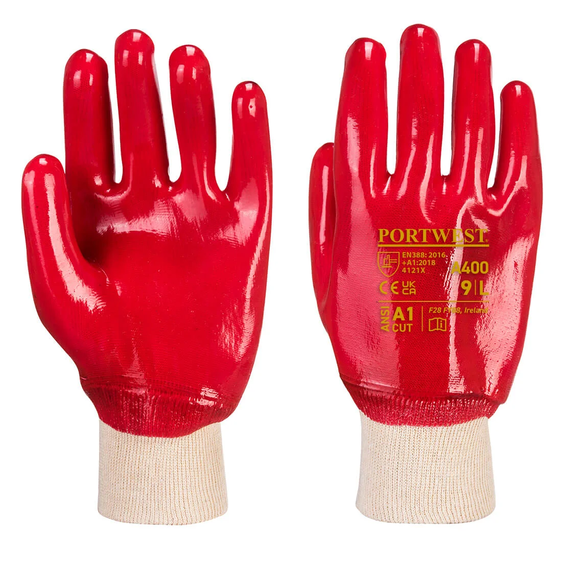 Gants PVC Poignet Tricot image