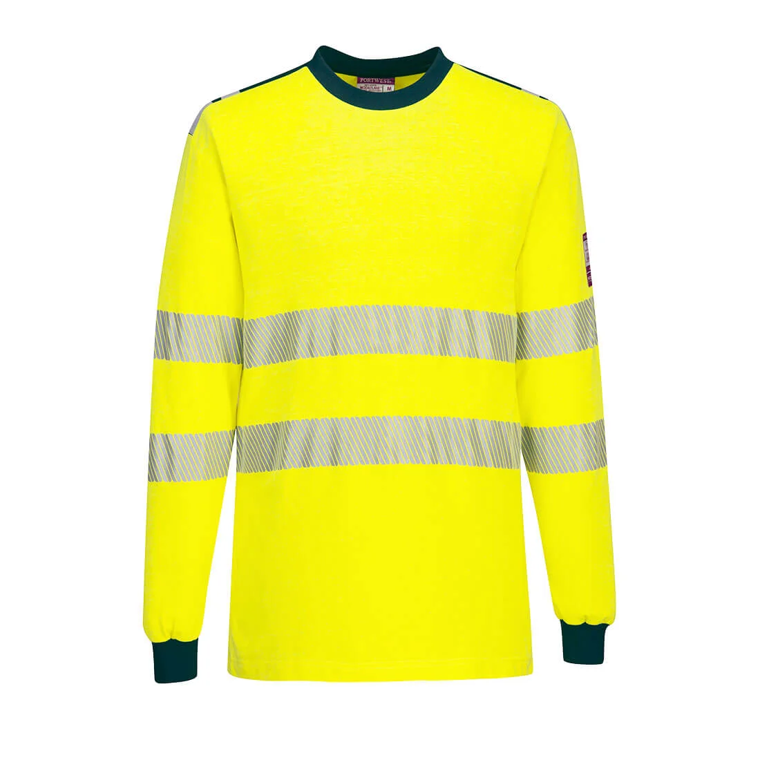 T-Shirt Hi-Vis Flamme Résistant WX3 Jaune/Marine image