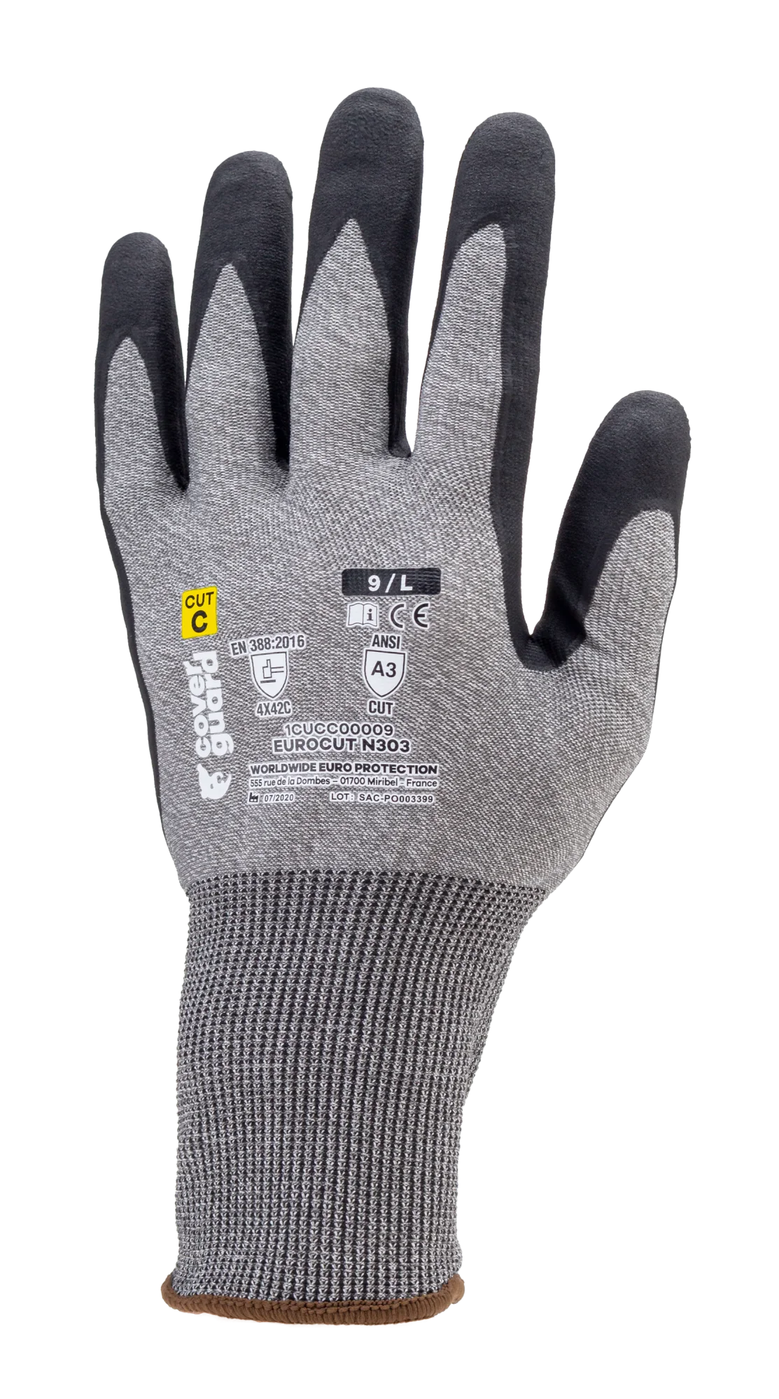 Lot de 5 - Gants anti-coupure EUROCUT NANO MOUSSE NITRILE image