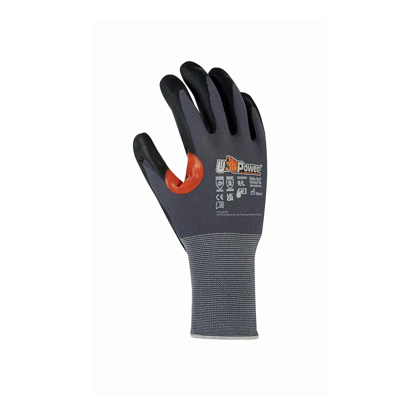 Gants de protection tactiles KUMBA - Orange/Gris image