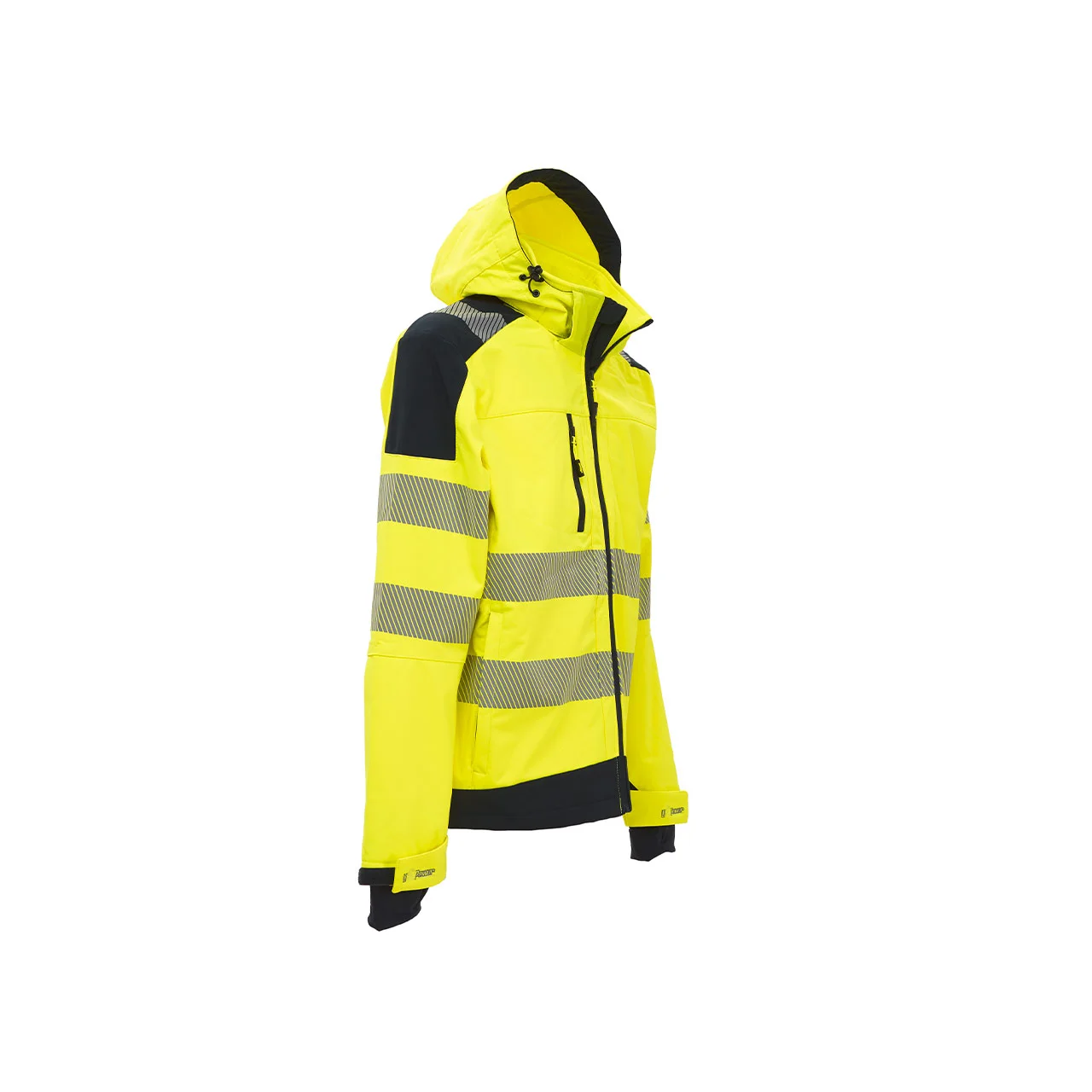 Veste de travail softshell haute visibilité MIKY - Jaune Fluo image