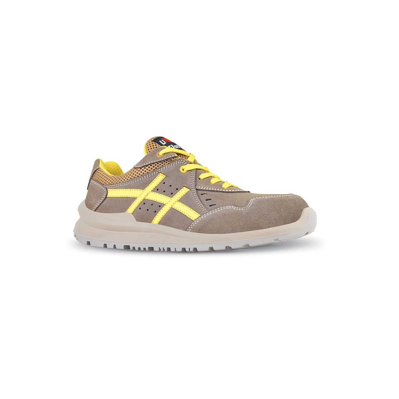 Chaussures de sécurité basses MICHAEL S1P SRC - Marron/Jaune image