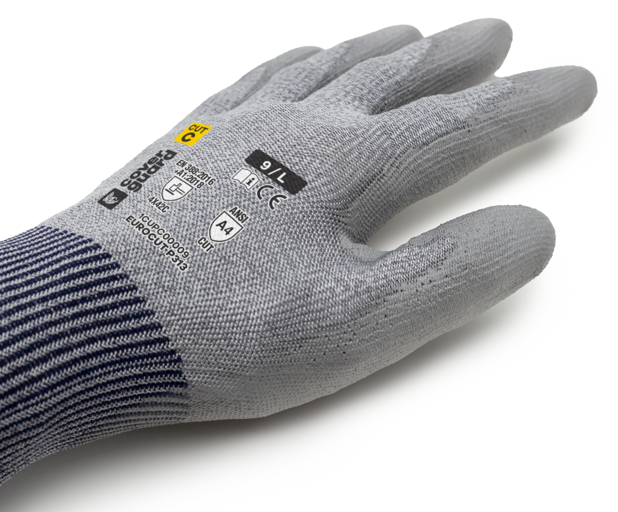 Lot de 10 paires de gants anti-coupure EUROCUT P313 - Gris image