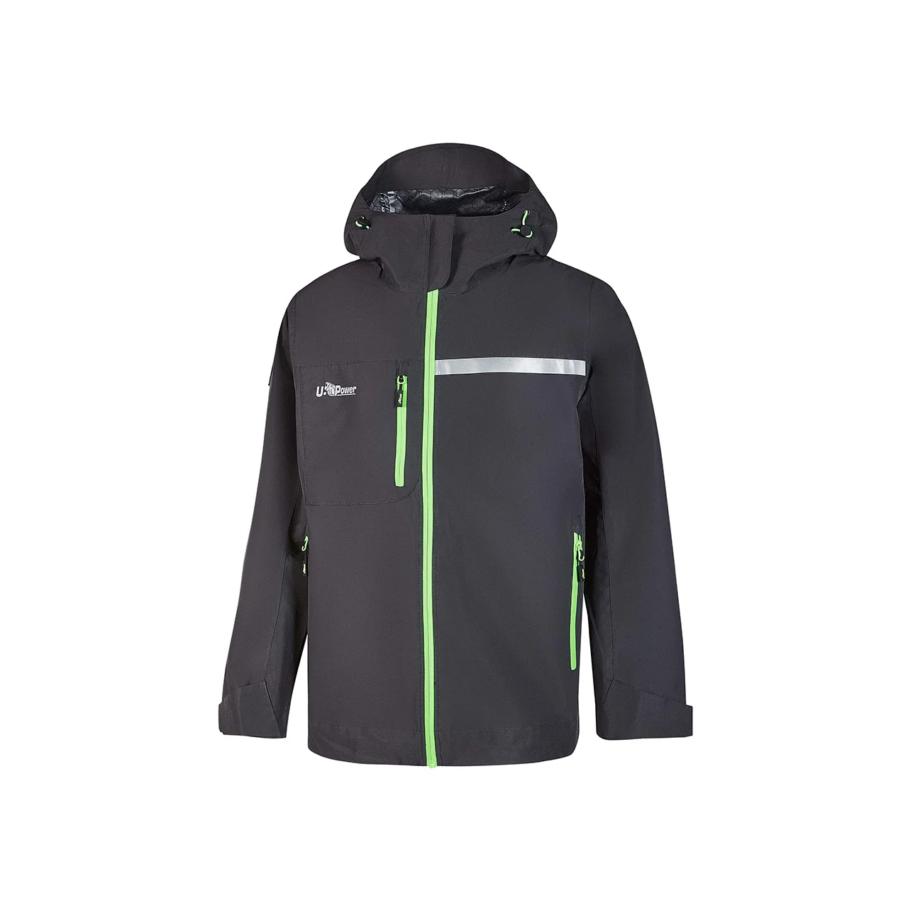 Veste imperméable TUTENDO - Gris/Vert 2XL image