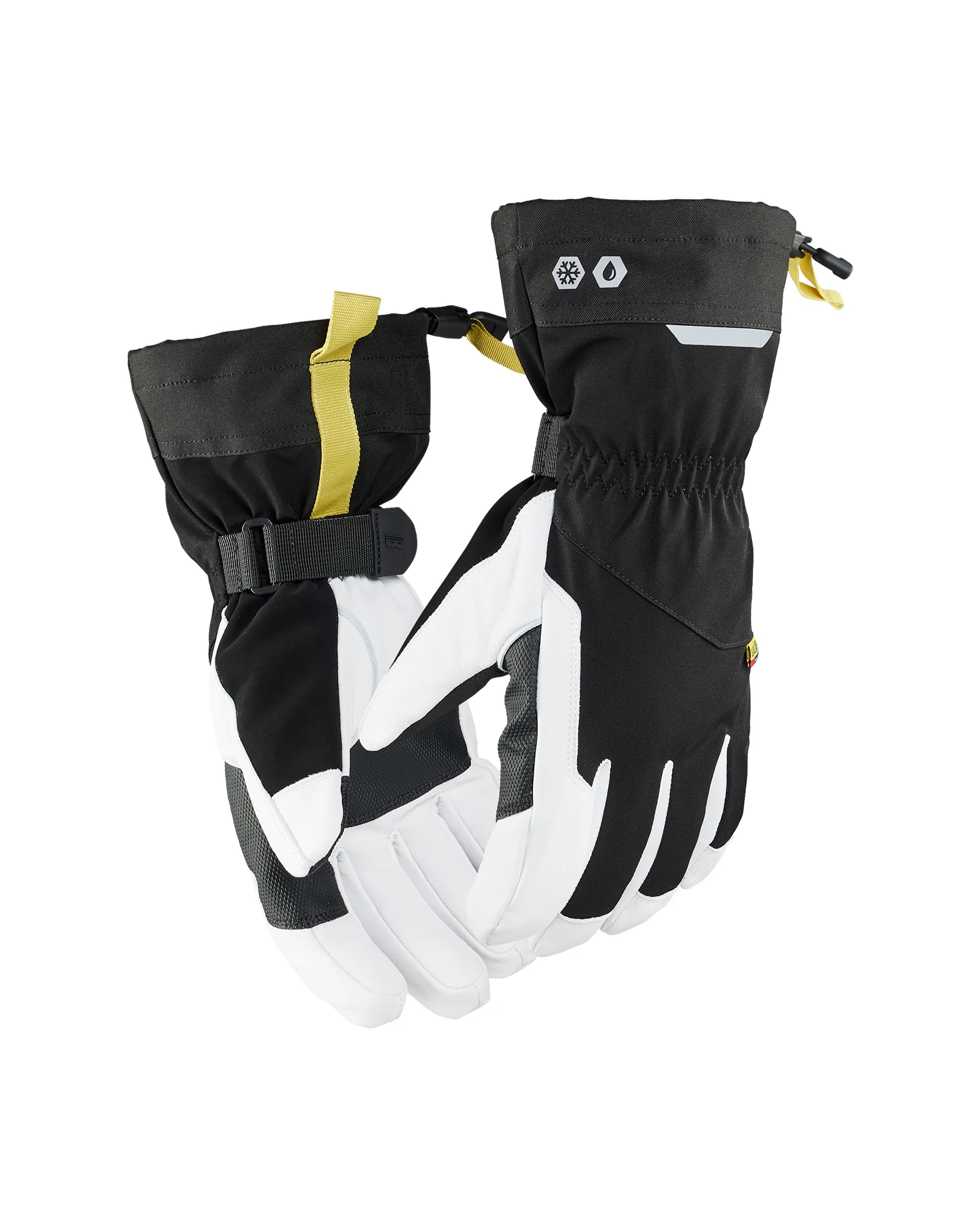 Gants de travail hiver SUPREME WARM - Noir/Blanc image