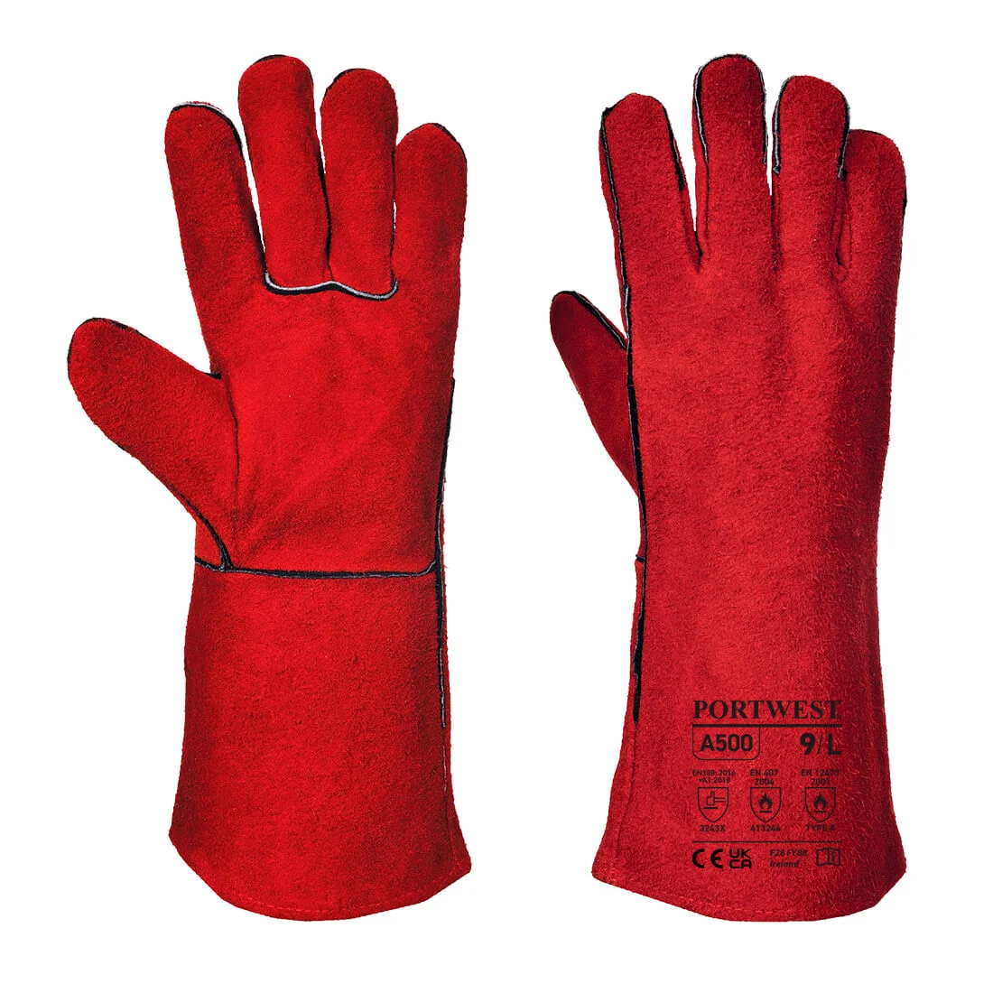 Gants Soudeur Rouge image