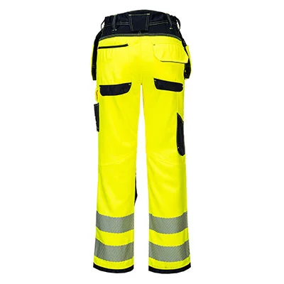 Pantalon HV PW3 poches flottantes Jaune/Noir image