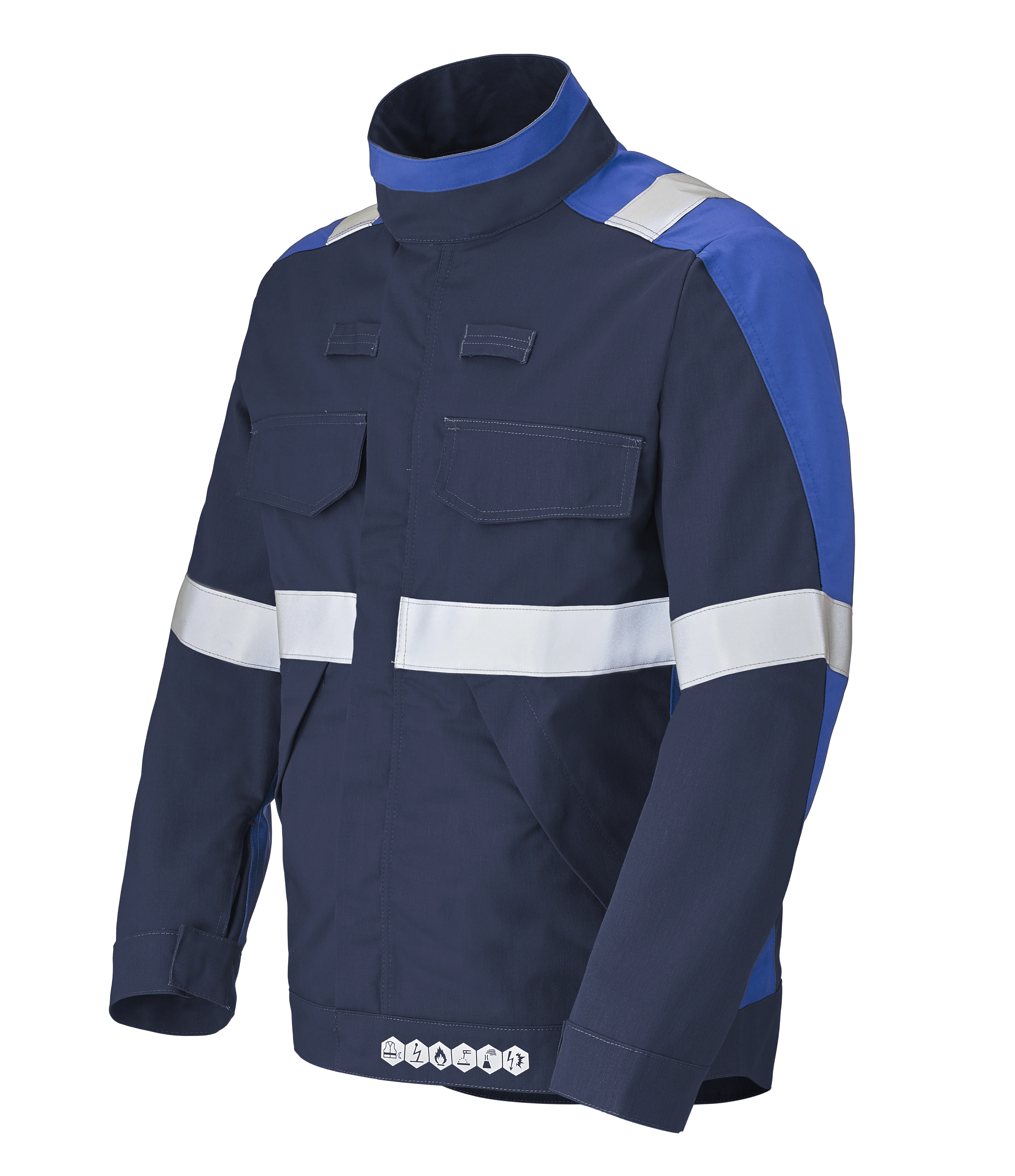 BLOUSON CAPURATA BLEU MARINE/BLEU BUGATTI image