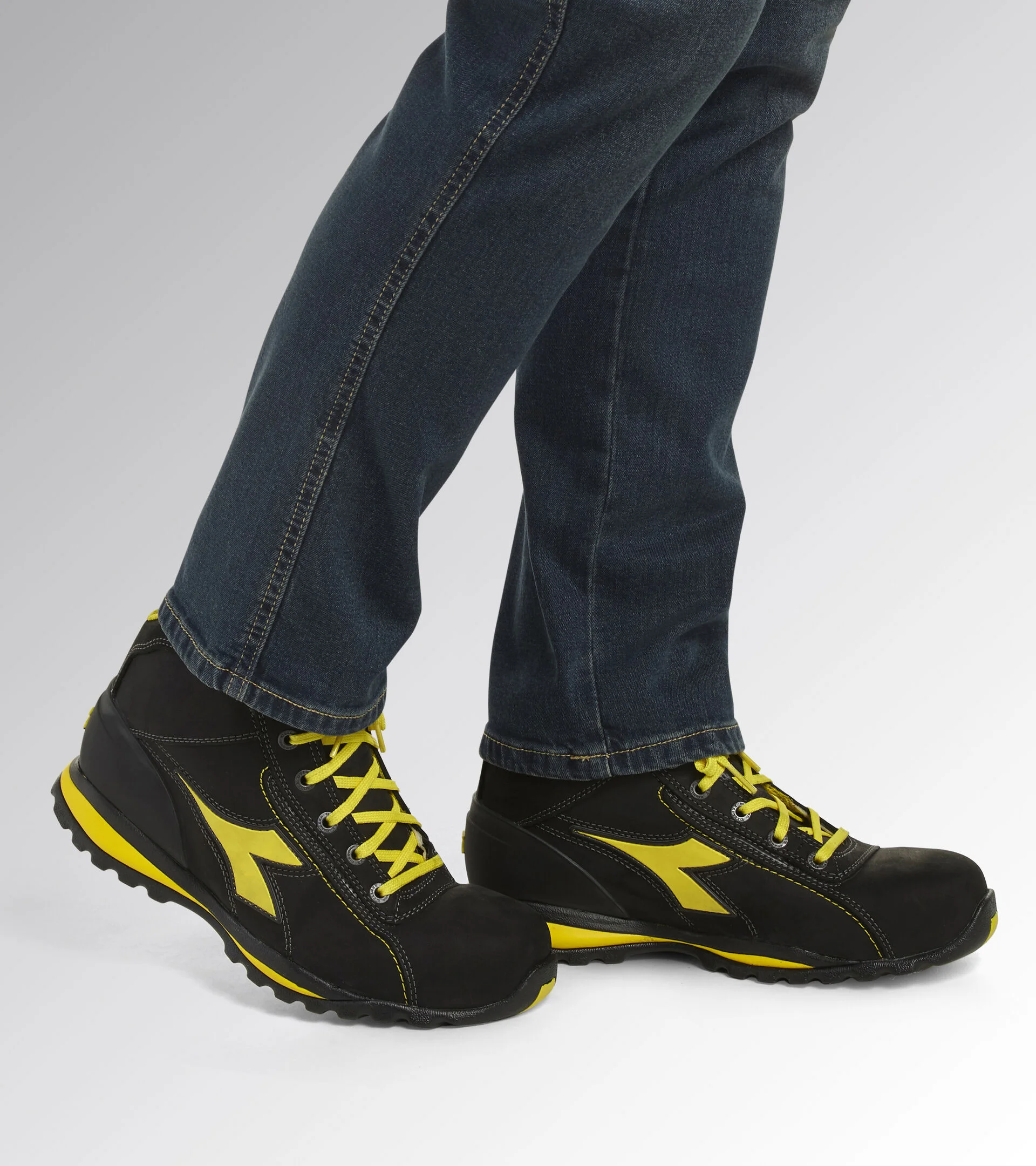 Chaussures de sécurité hautes GLOVE S3S FO HRO - Noir/Jaune image