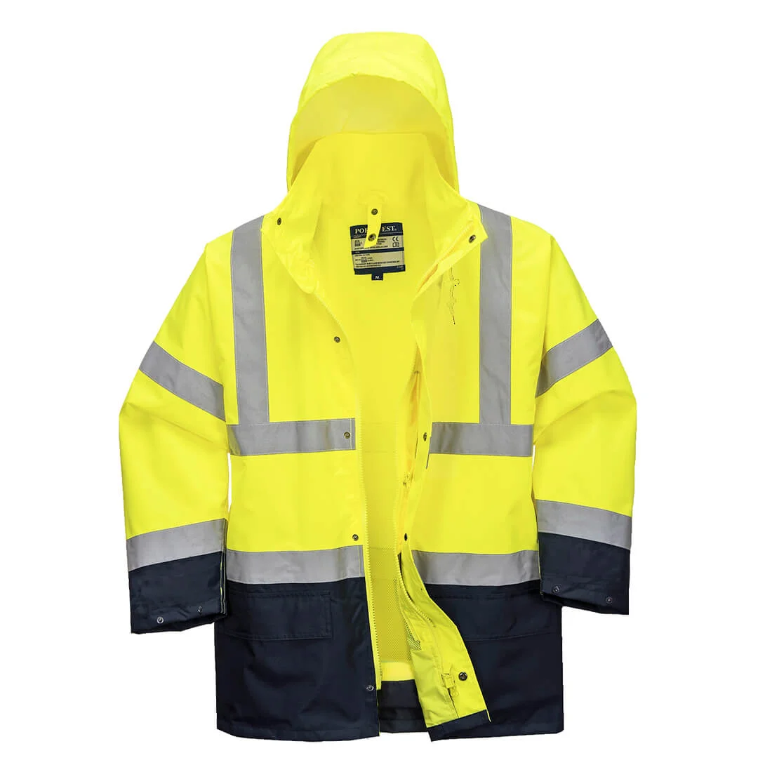 Parka 5 en 1 Essentiel Bicolore Jaune/Marine image