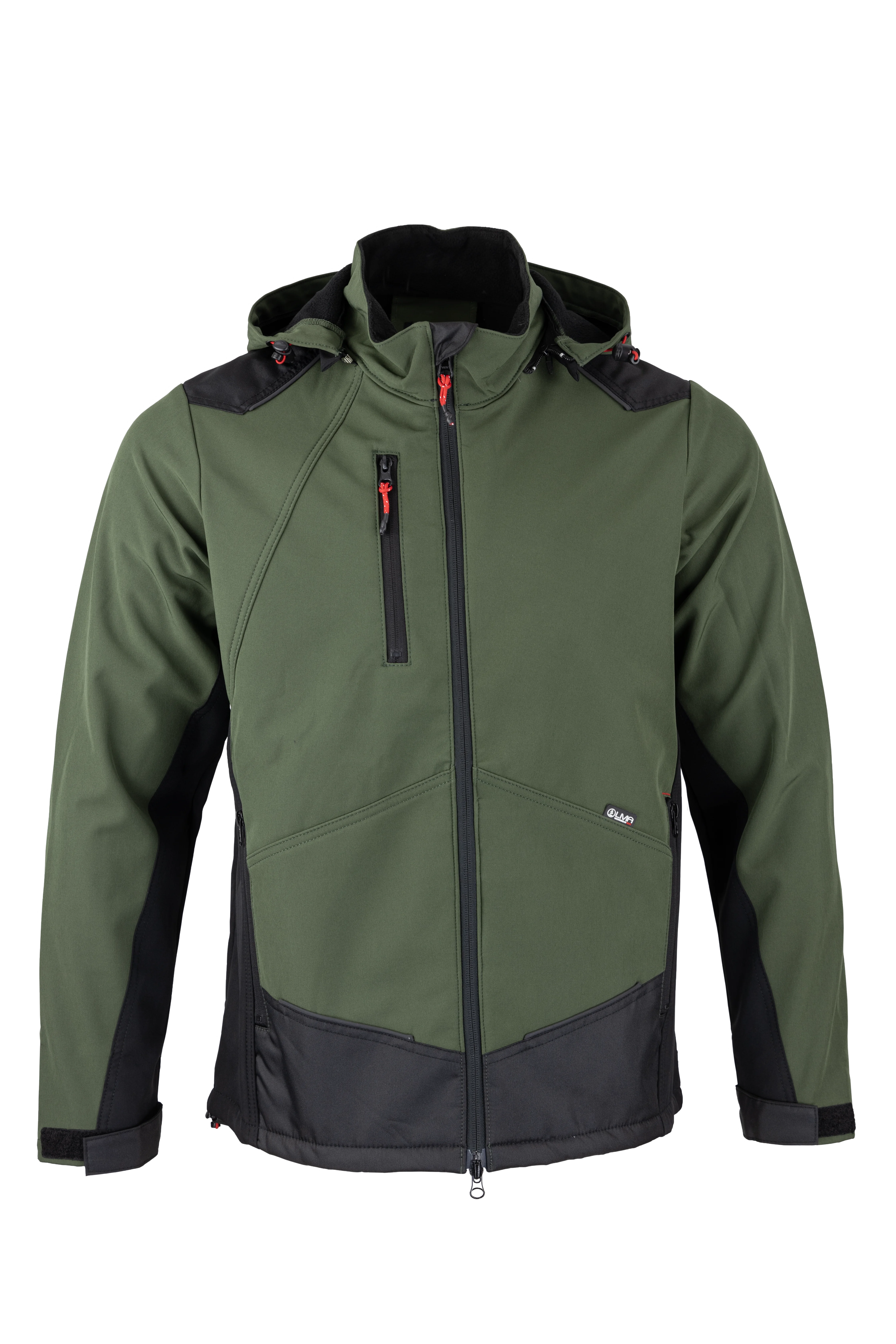 Veste de travail Softshell bicolore RIVER - KAKI/NOIR image