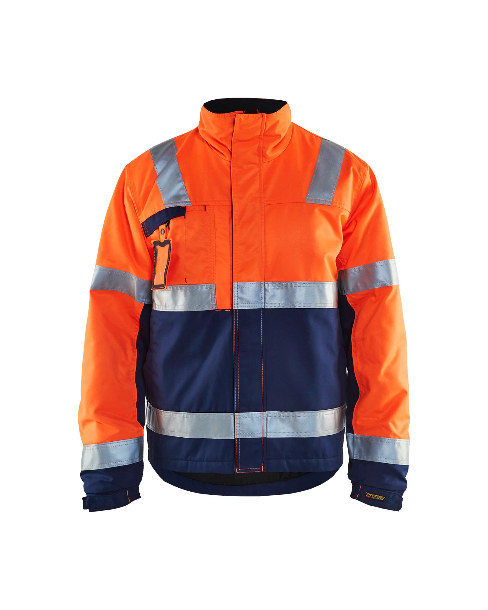 Veste de travail hiver haute visibilité 4862 - Orange fluo/Marine image
