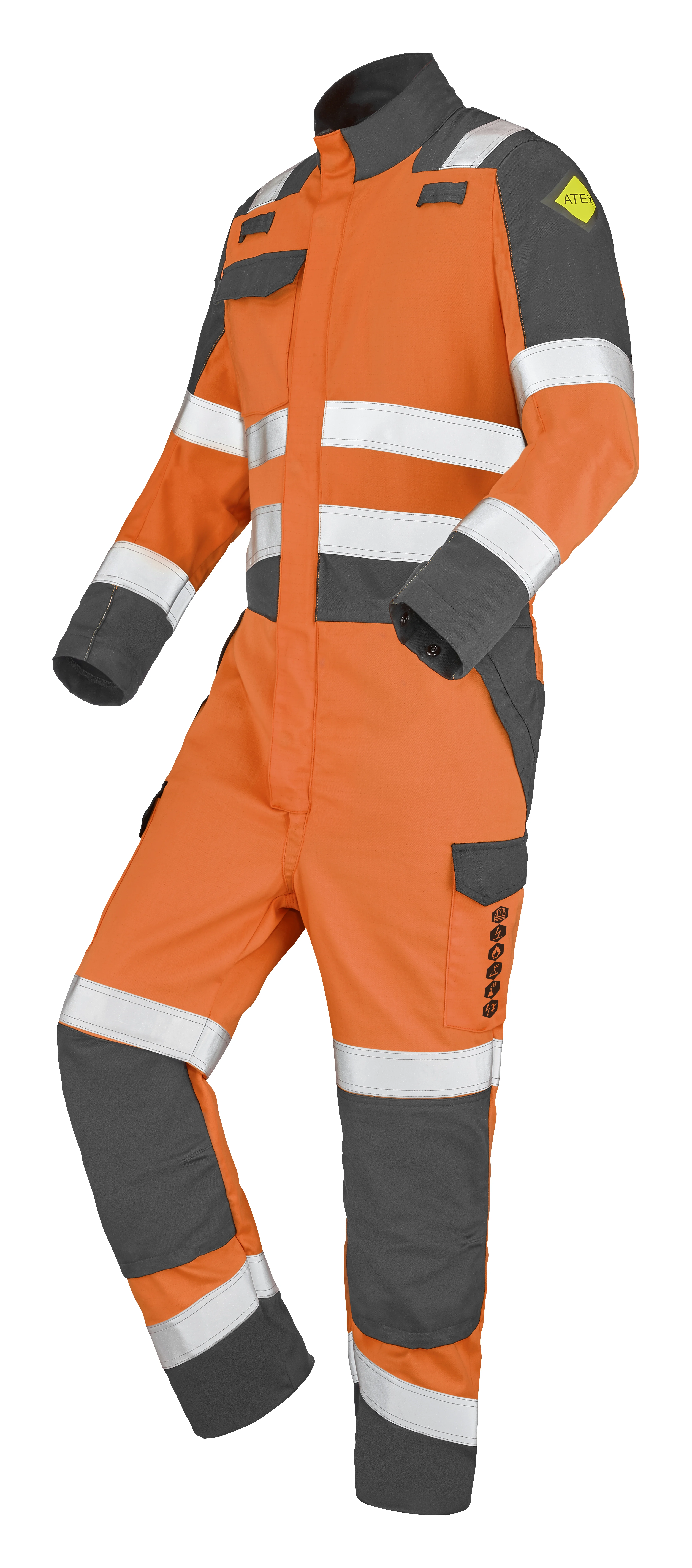 ORANGE FLUO/GRIS CHARCOAL XS - FR(36-38) image