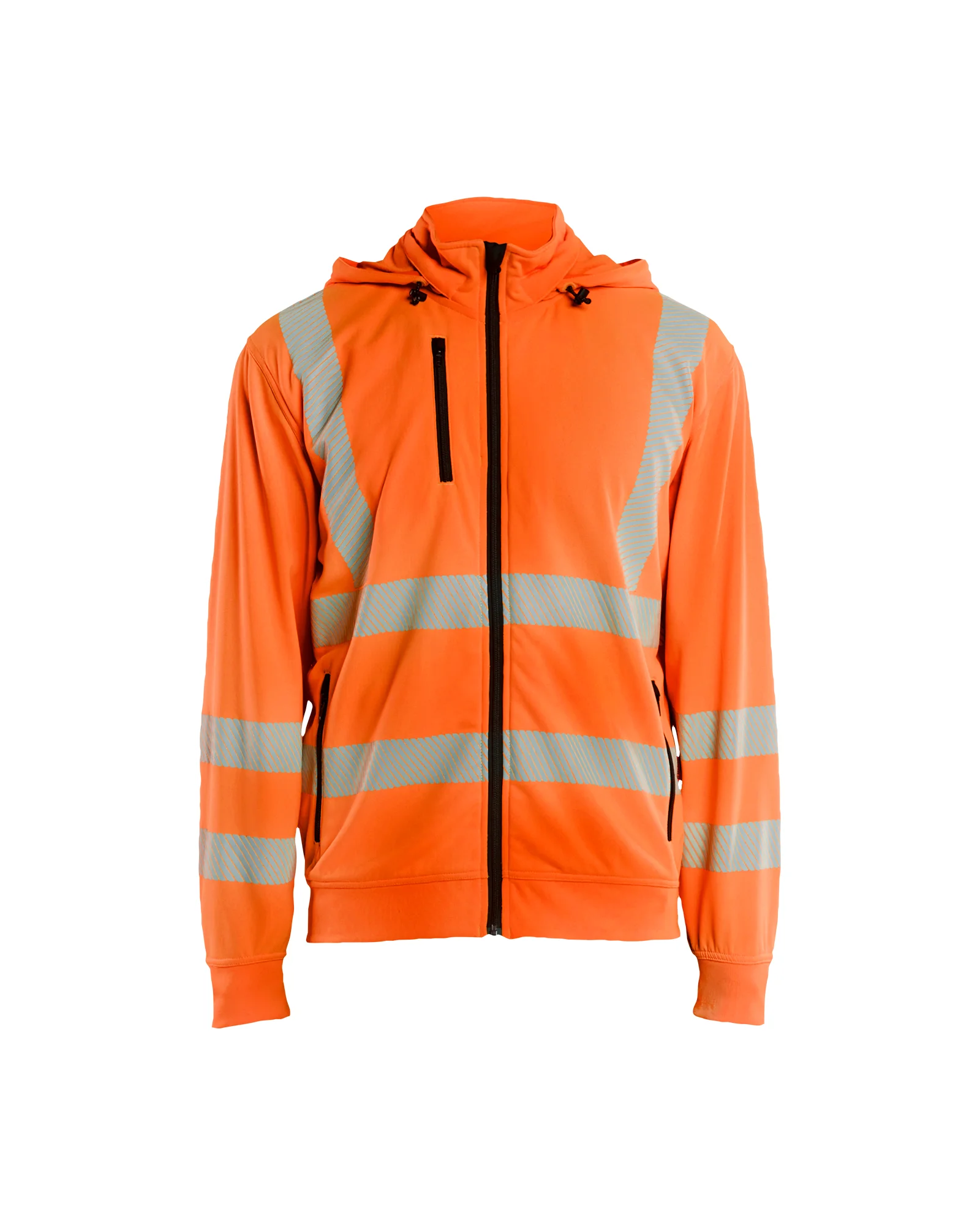 Sweat de travail zippé à capuche détachable haute-visibilité 3573 image