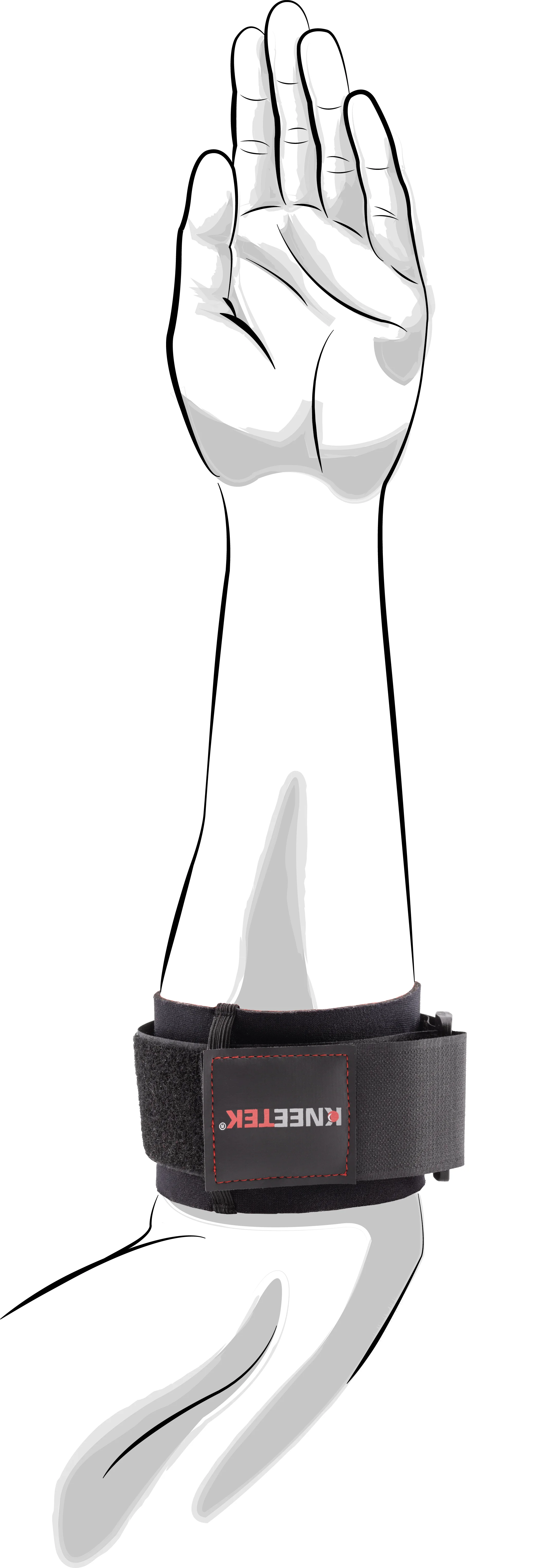 Orthèse avant bras forearm bandage - Noir image