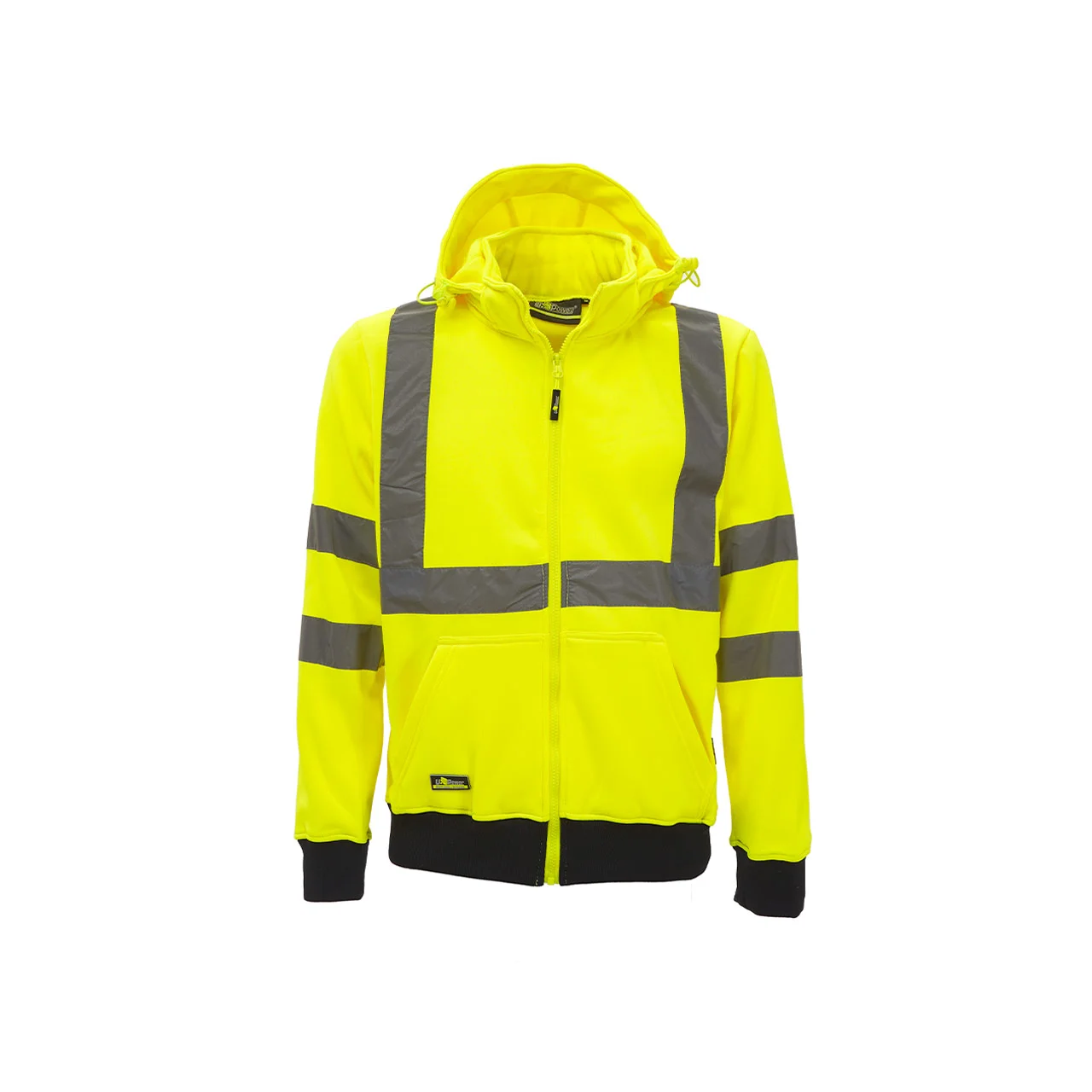 Sweat de travail haute visibilité avec zip MELODY - Jaune Fluo image