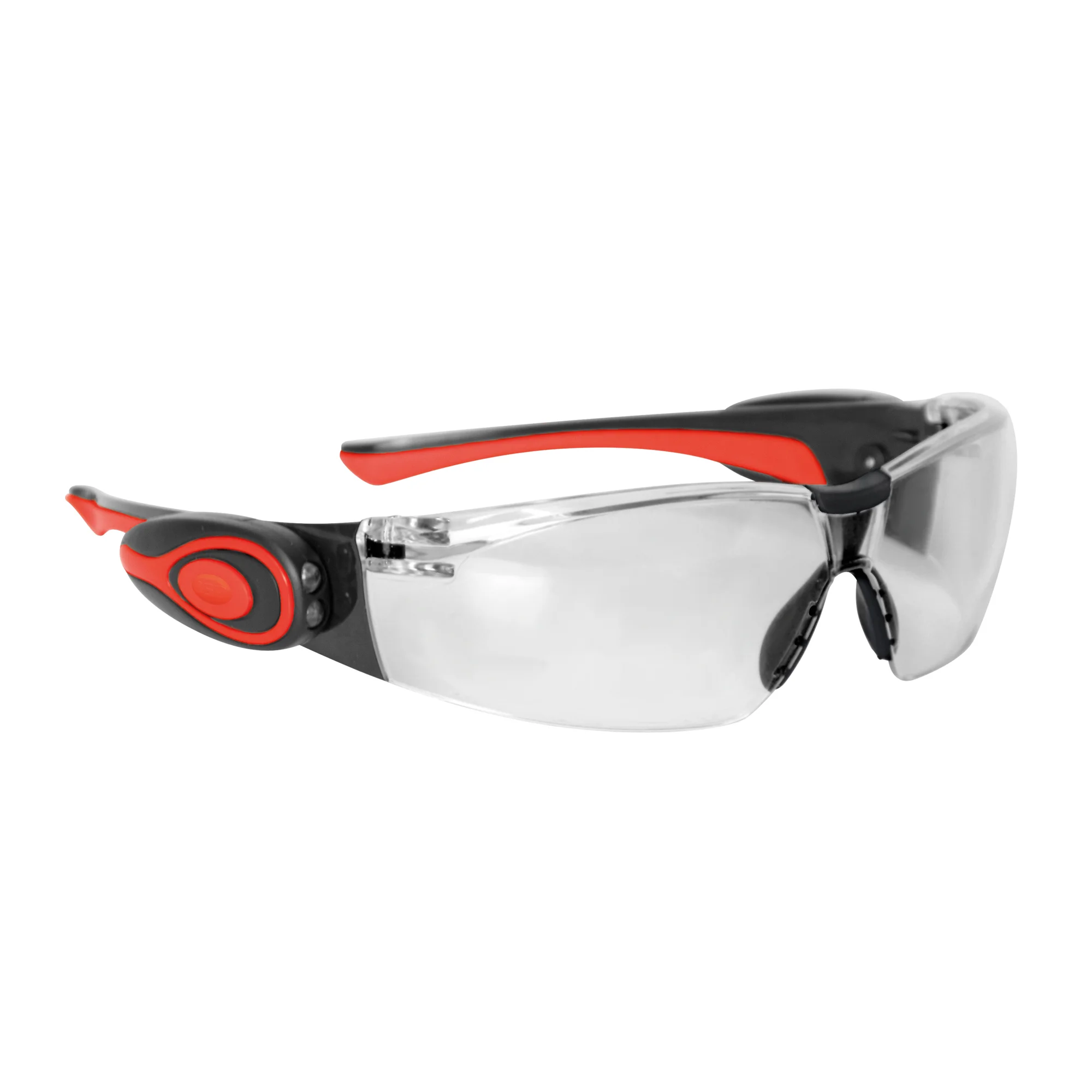 Lunette de sécurité Stealth 8000 avec 4 lumières LED orientable MistResist anti-buée K&N - Incolore image