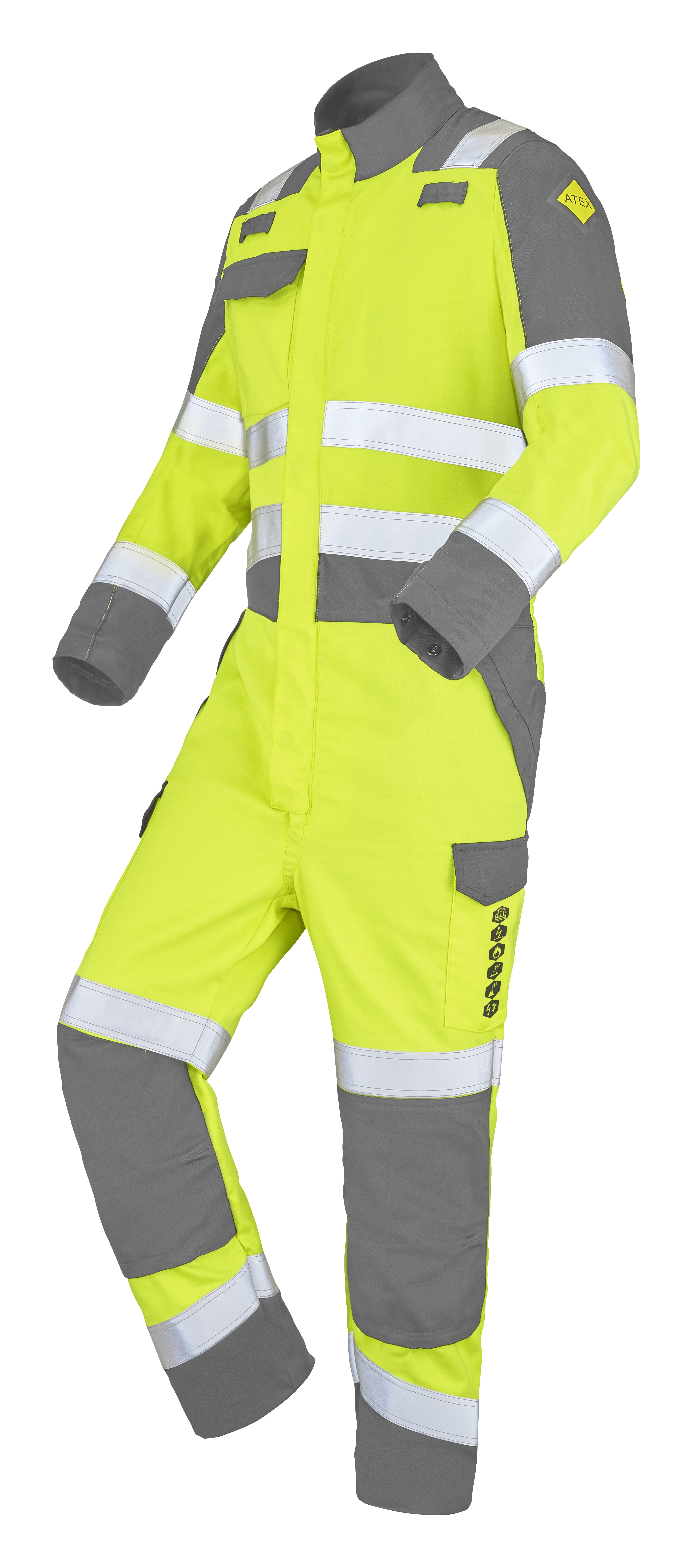 JAUNE FLUO/GRIS ACIER M - FR(44-46) image