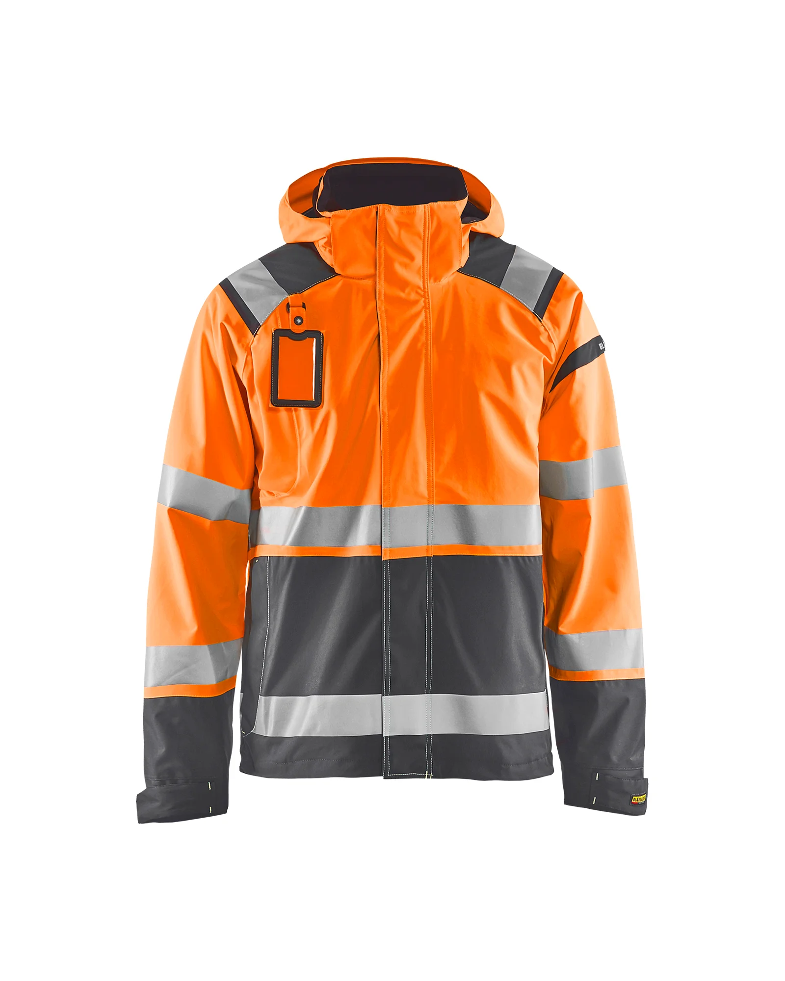 Veste de travail hardshell stretch 2D haute visibilité 4987 - Orange fluo/Gris anthracite image