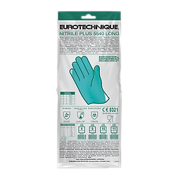 Lot de 6 paires de gants Nitrile plus 5540 vert - cm - ép 056 mm image