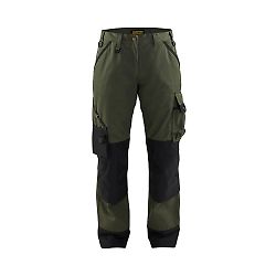 Pantalon paysagiste femme 7154 - Vert armée/Noir image