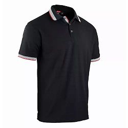 Polo de travail manches courtes SOCCER - Noir image