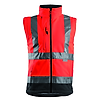 Veste de travail softshell STATION - Rouge Fluo image 0