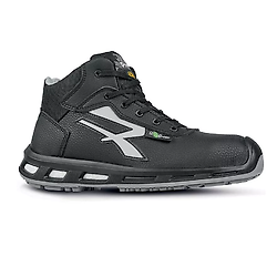 Chaussures de sécurité hautes COAST UK S3 SRC CI ESD - Noir/Blanc image