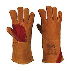Gants soudeur renforcé Brun image