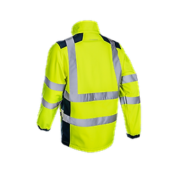 Veste de travail softshell haute visibilité KANPA - Jaune Fluo image