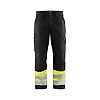 Pantalon de travail haute visibilité 1564 - Noir/Jaune fluo image 0
