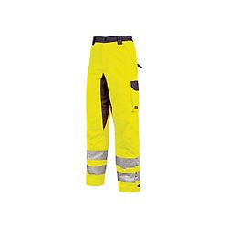 Pantalon de travail imperméable haute visibilité SUBU - Jaune Fluo image