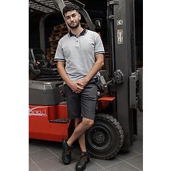 Polo de travail MC PARKER - GRIS CHINÉ image