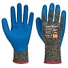 Gants anticoupures Aramide latex HR Noir/Bleu image 0