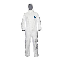 Lot de 25 - Combinaison jetable avec capuche Dupont Tyvek 500 Blanc image