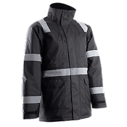Parka de travail imperméable SECURITE - Noir image
